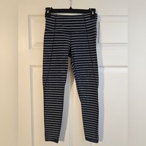Athleta leggings contender stripe